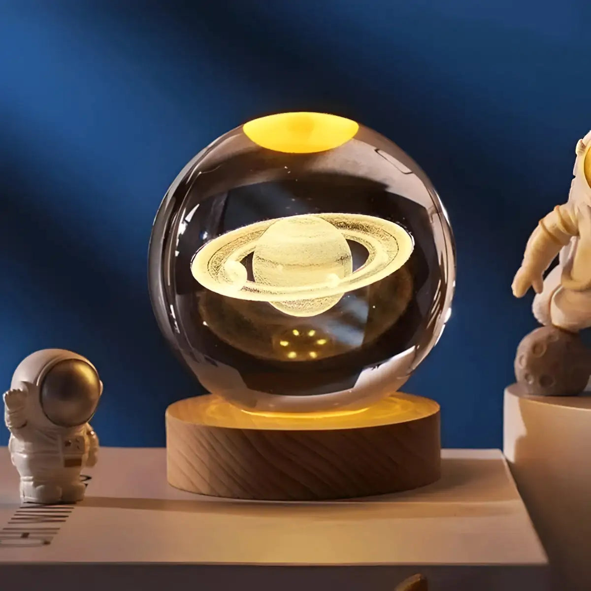 Astral Sphere - 3D Solar System Crystal Ball Night Light