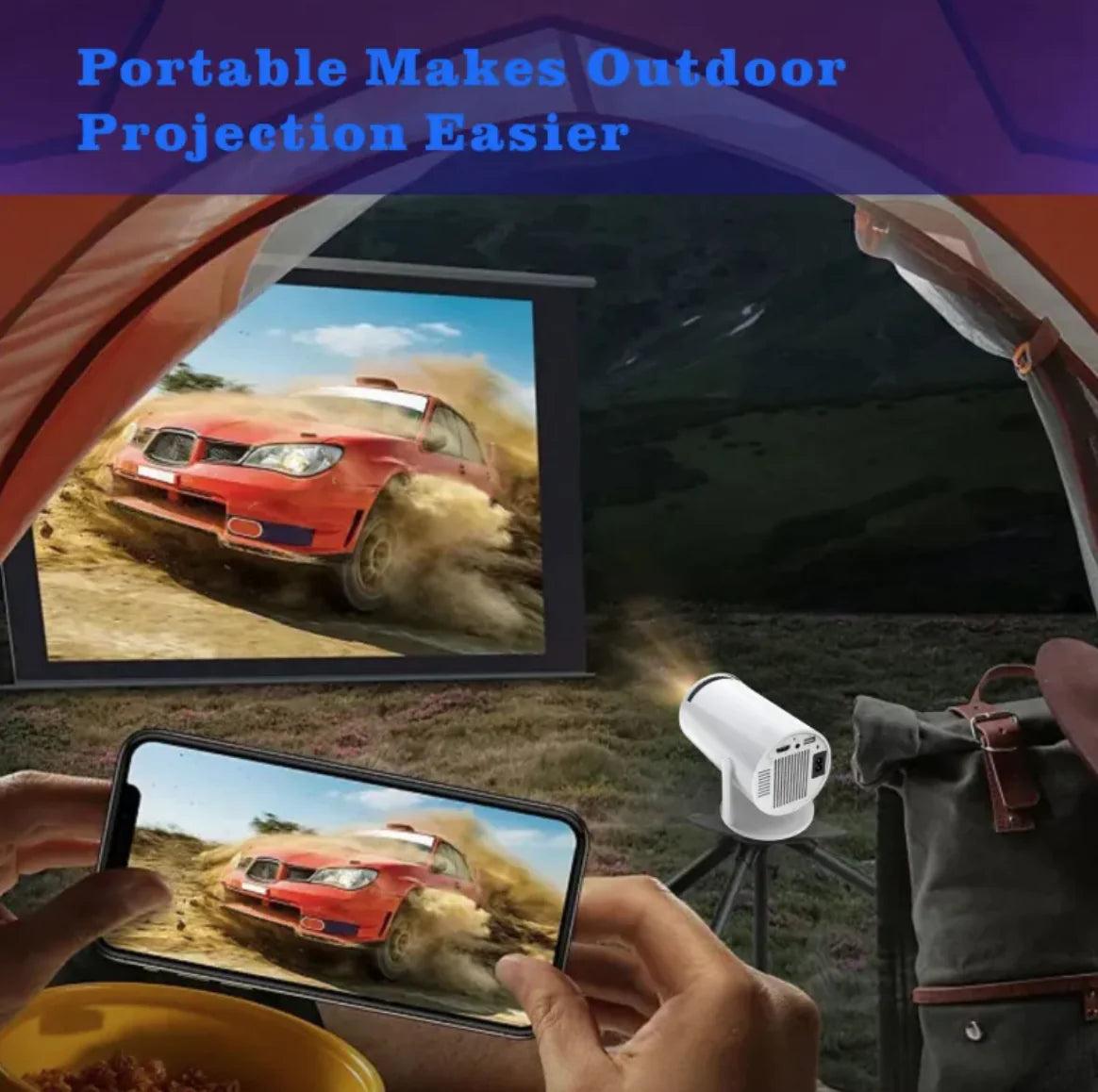 Pocket Cine - Ultra HD 4K Mini Projector - Shining Room