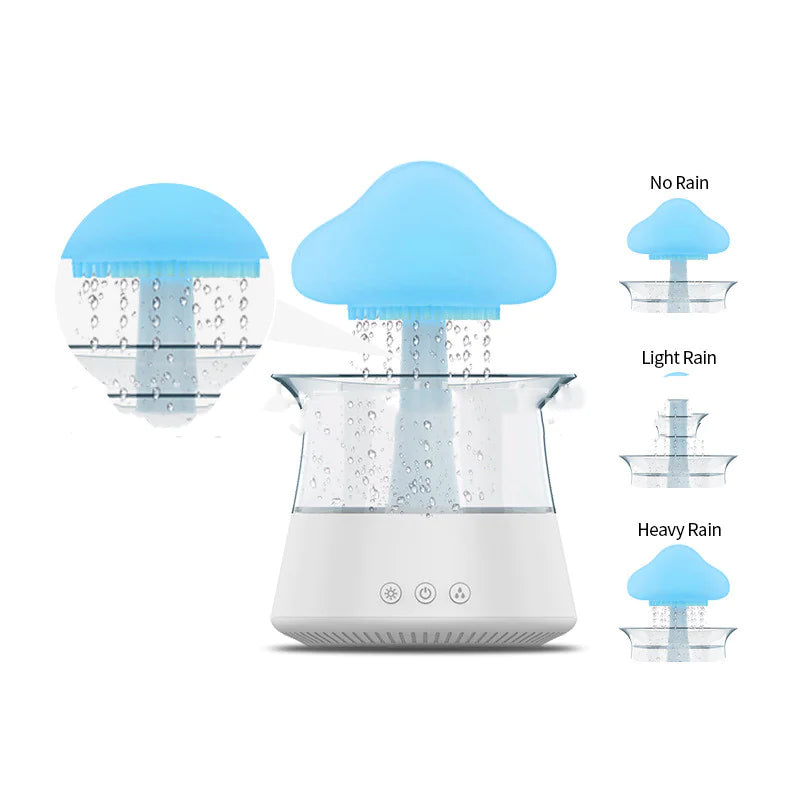 Peace Cloud - Rain Cloud Aromatherapy Humidifier And Diffuser - Shining Room