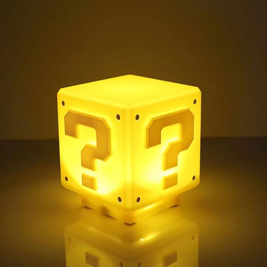 Pixel Light - Question Mark Brick Night Light - Shining Room
