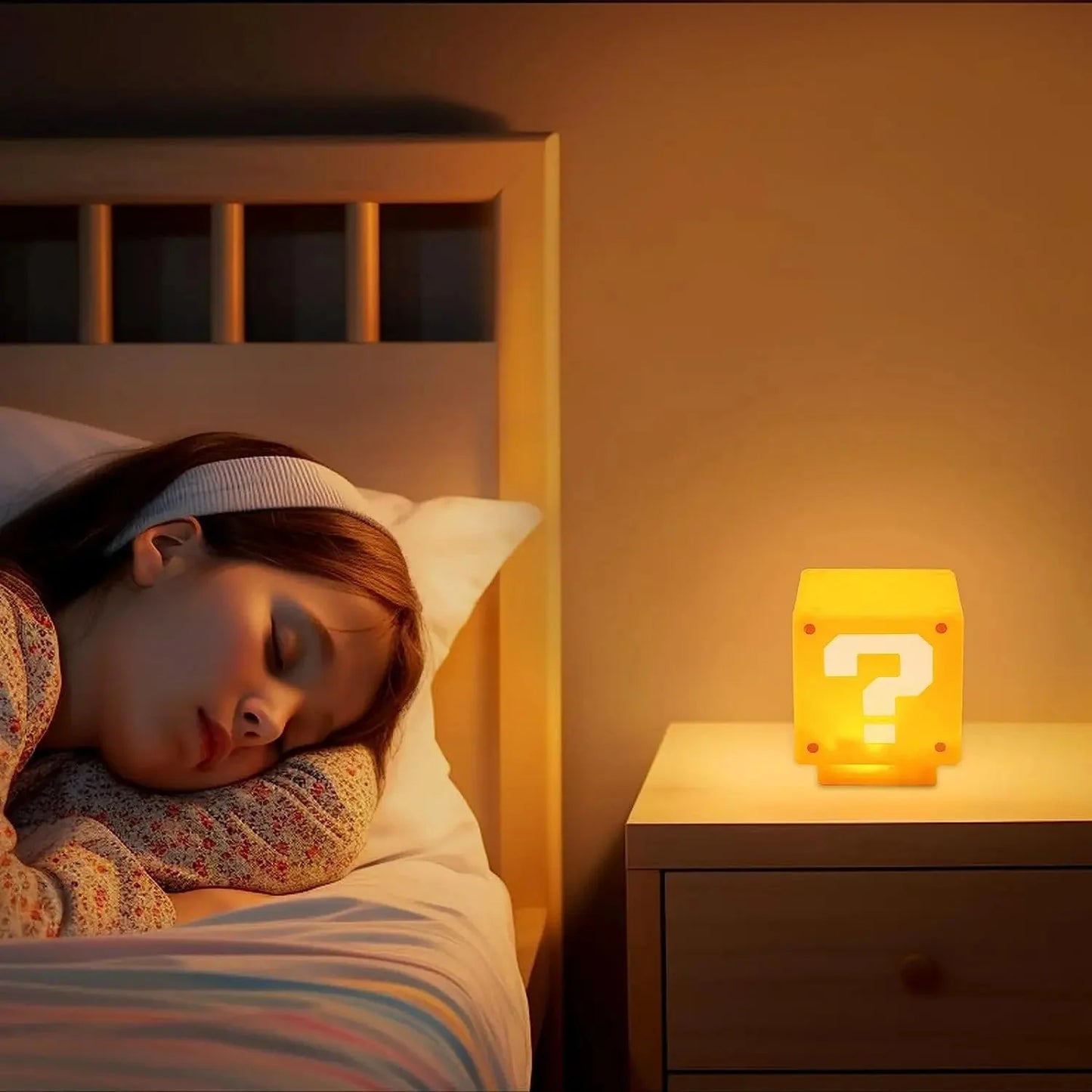 Pixel Light - Question Mark Brick Night Light - Shining Room