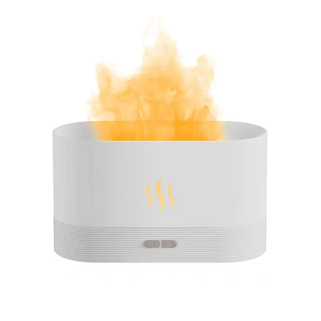 Serene Flame - Aroma Diffuser LED Ultrasonic Flame Humidifier - Shining Room