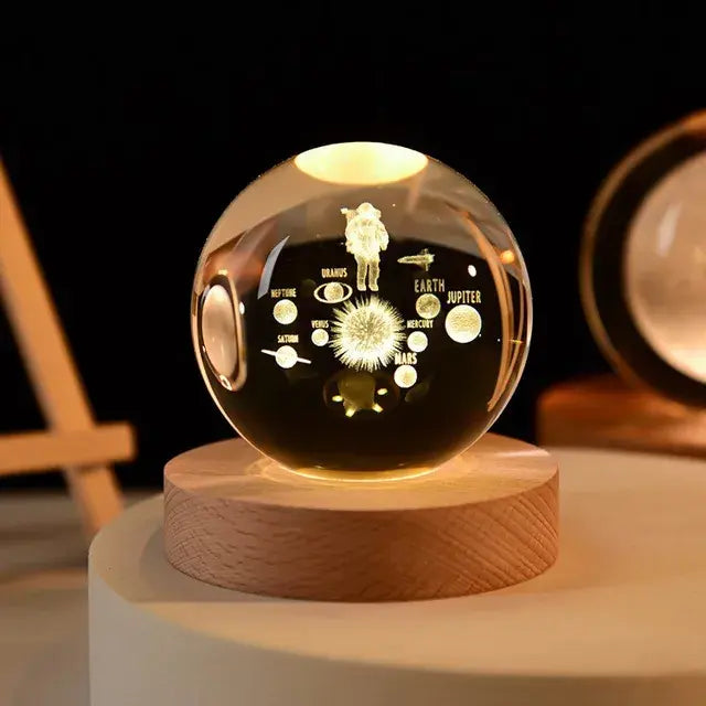 Astral Sphere - Planetary Galaxy Night Light Crystal Ball