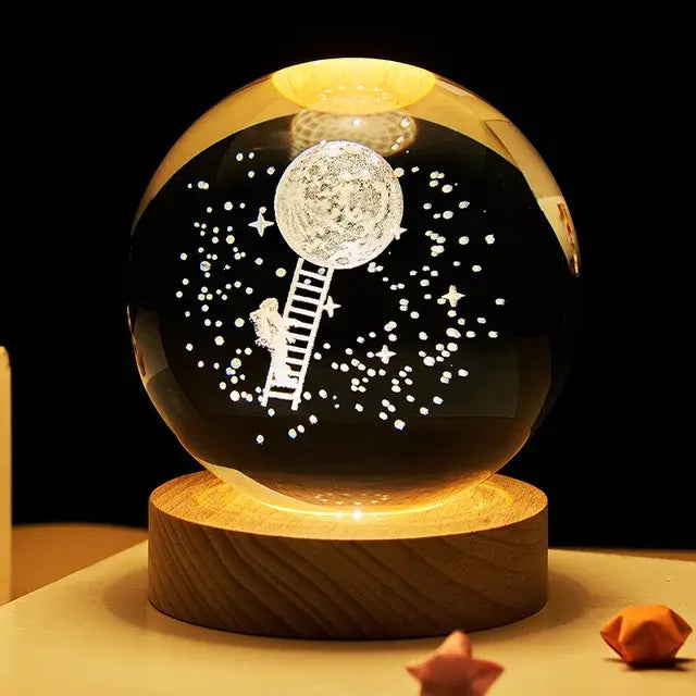 Astral Sphere - Planetary Galaxy Night Light Crystal Ball