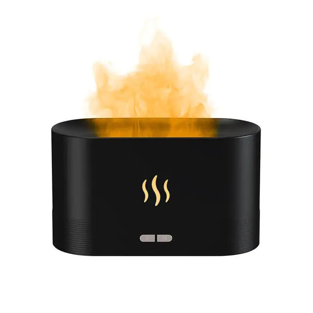 Serene Flame - Aroma Diffuser LED Ultrasonic Flame Humidifier - Shining Room