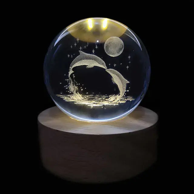 Astral Sphere - Planetary Galaxy Night Light Crystal Ball