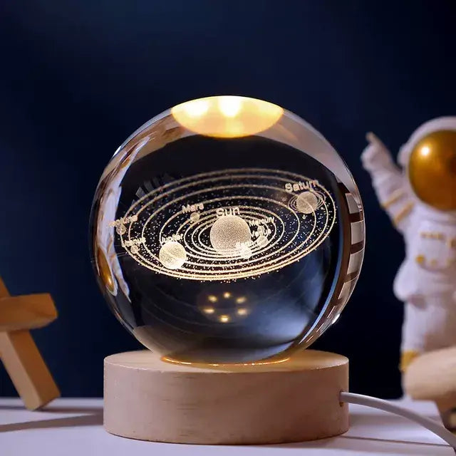 Astral Sphere - Planetary Galaxy Night Light Crystal Ball