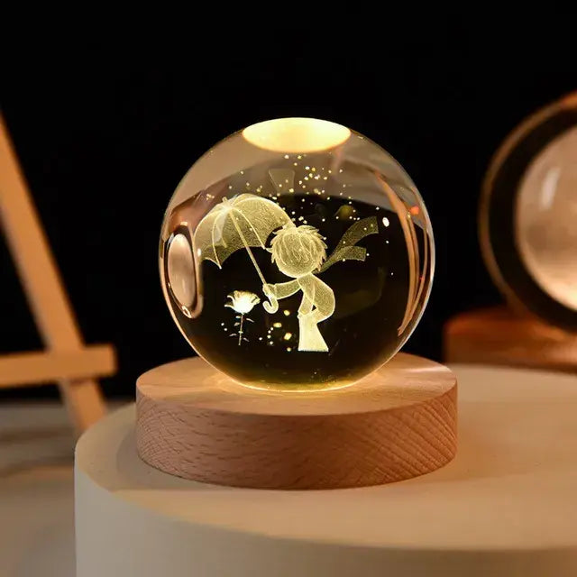 Astral Sphere - Planetary Galaxy Night Light Crystal Ball