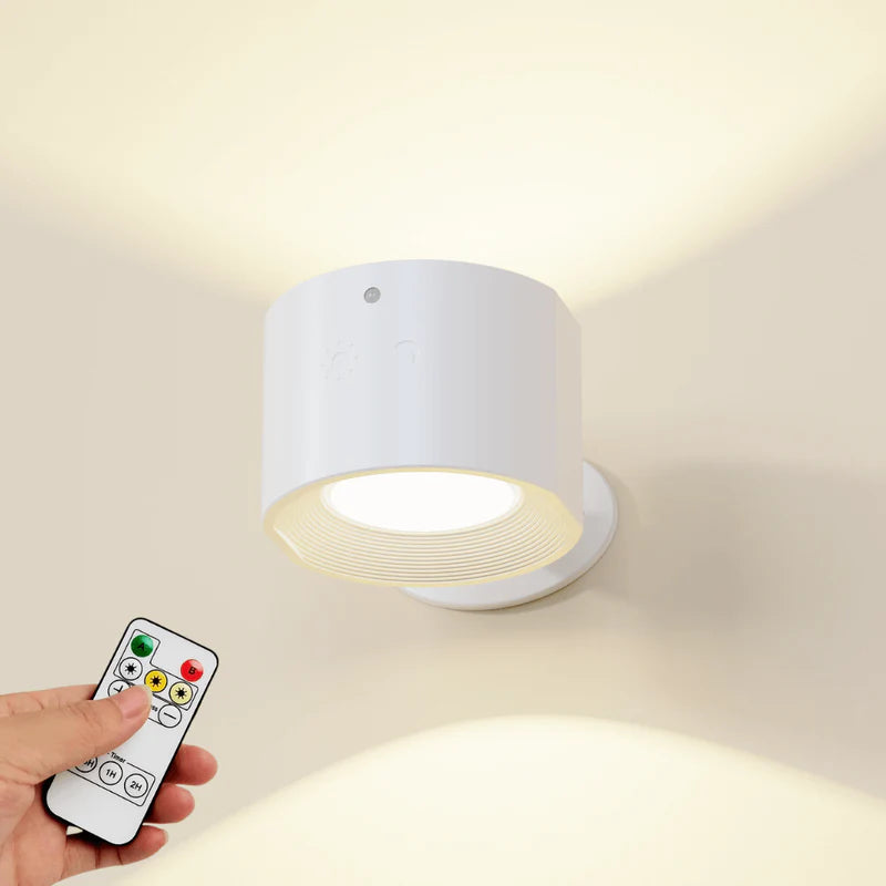 Spin Radiance - 360 LED Wall Light - Shining Room
