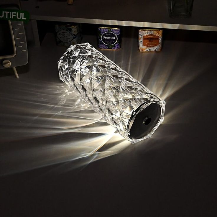 Noctis Crystal - Elegant Crystal Lamp - Shining Room