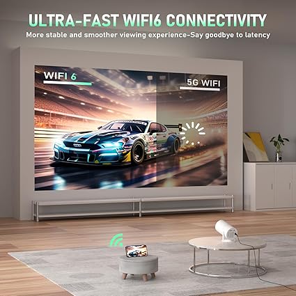 Pocket Cine - Ultra HD 4K Mini Projector - Shining Room
