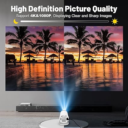 Pocket Cine - Ultra HD 4K Mini Projector - Shining Room