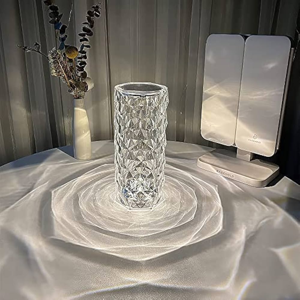 Noctis Crystal - Elegant Crystal Lamp - Shining Room