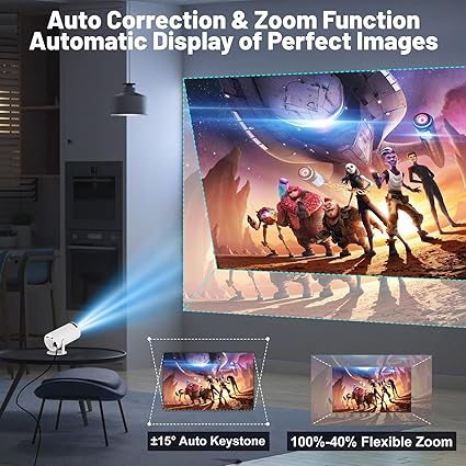 Pocket Cine - Ultra HD 4K Mini Projector - Shining Room