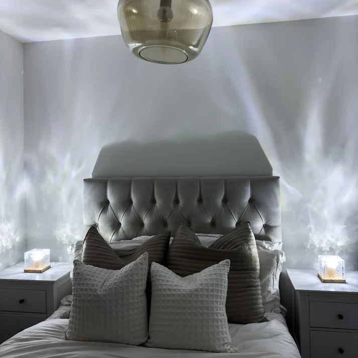 Aurora Radiance - Ripple Motion Crystal Lamp