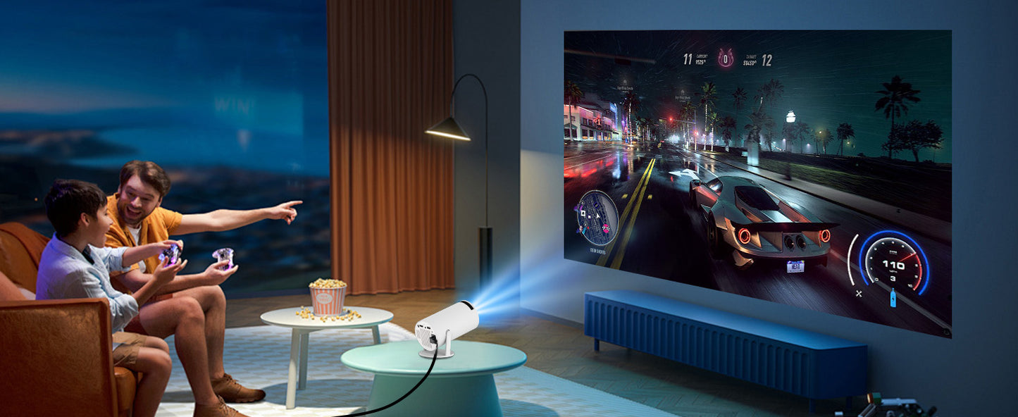 Pocket Cine - Ultra HD 4K Mini Projector - Shining Room