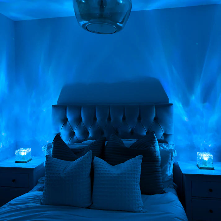 Aurora Radiance - Ripple Motion Crystal Lamp