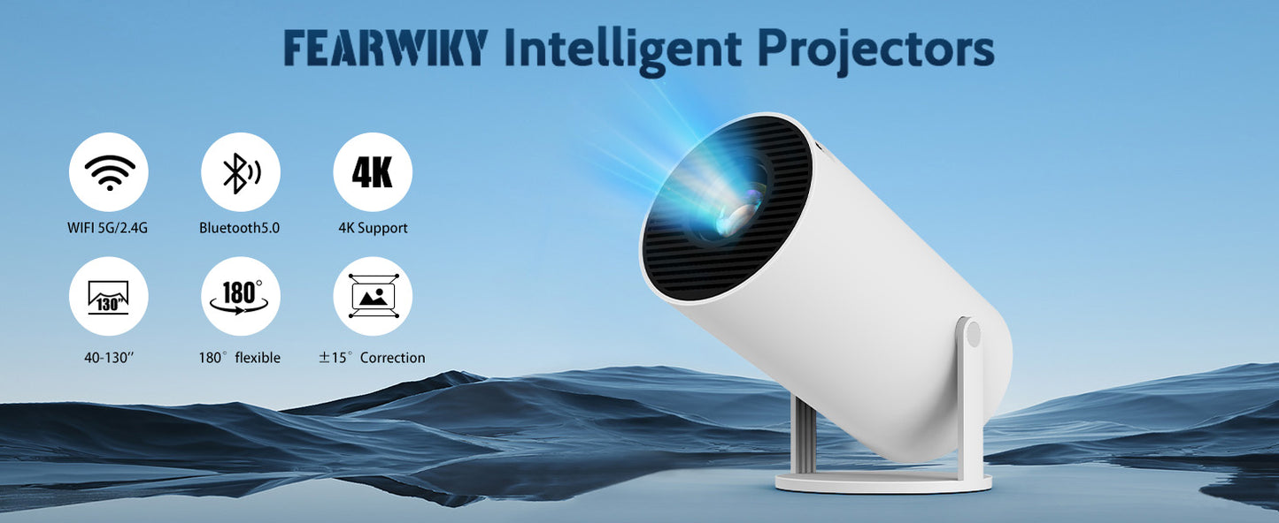 Pocket Cine - Ultra HD 4K Mini Projector - Shining Room