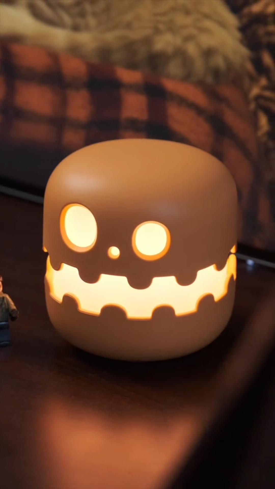 Whimsical Glow - Pumpkin Lamp