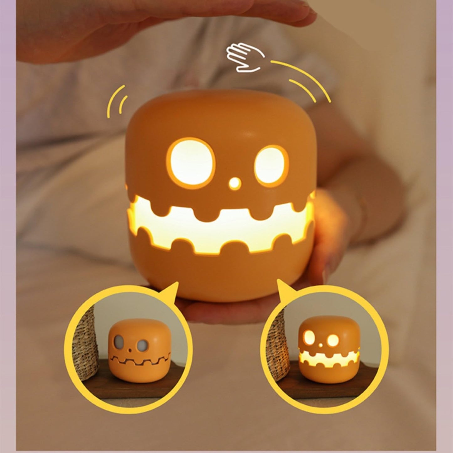Whimsical Glow - Pumpkin Lamp