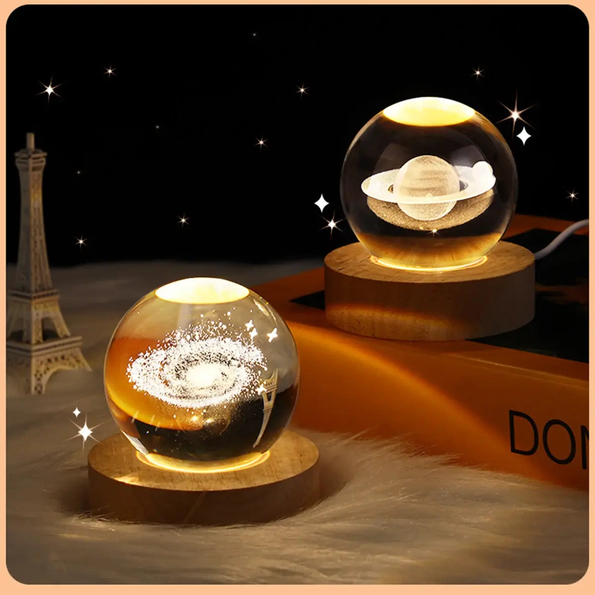 Astral Sphere - Planetary Galaxy Night Light Crystal Ball