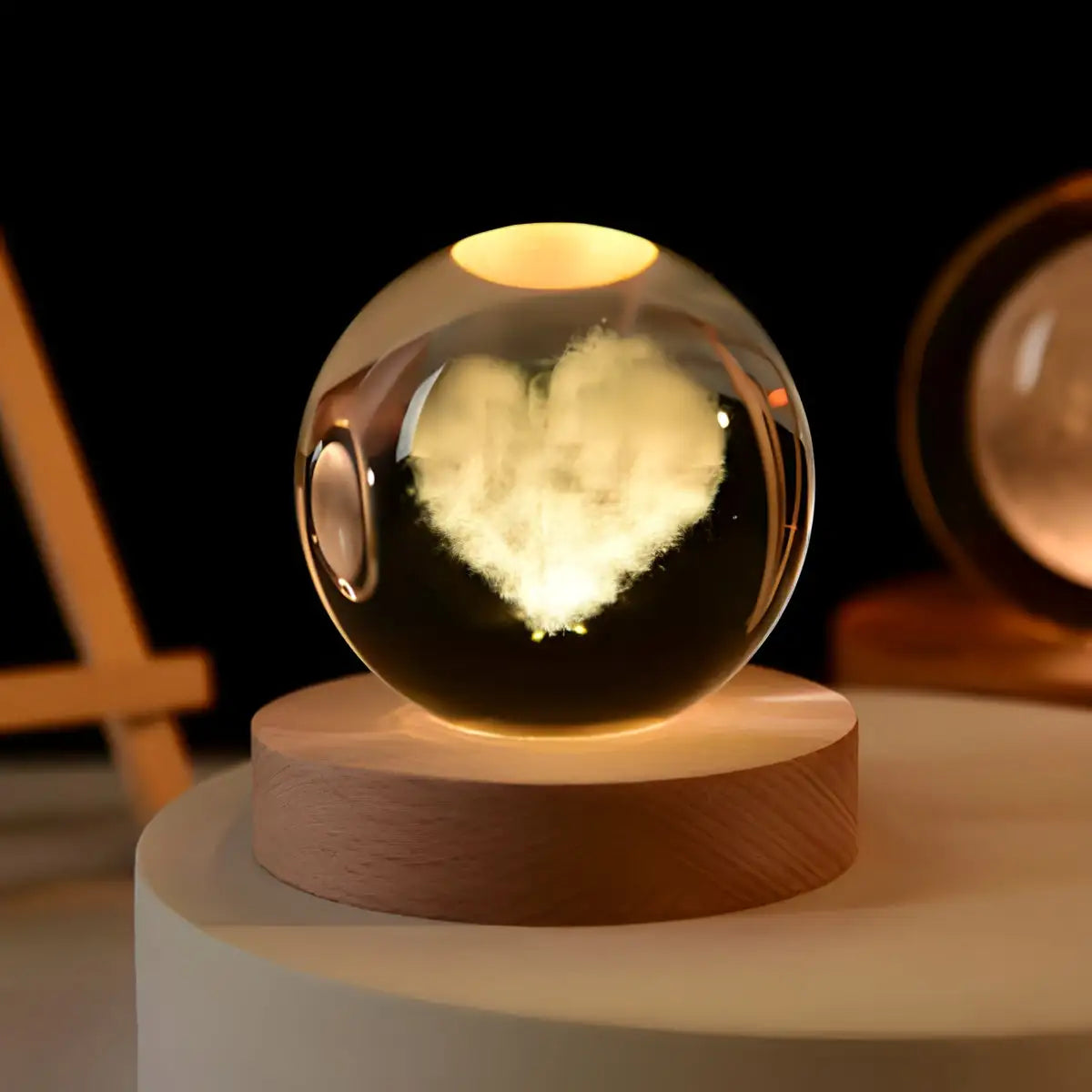 Astral Sphere - 3D Solar System Crystal Ball Night Light