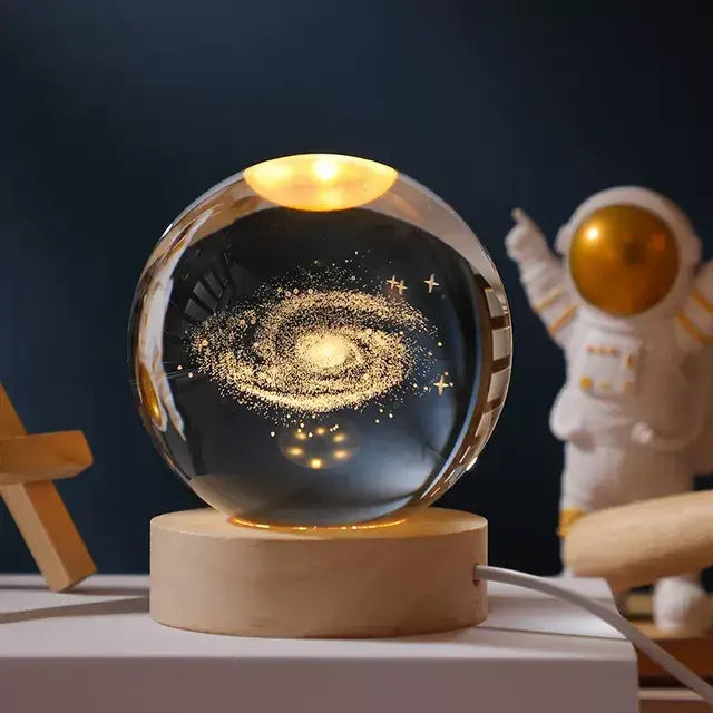 Astral Sphere - Planetary Galaxy Night Light Crystal Ball