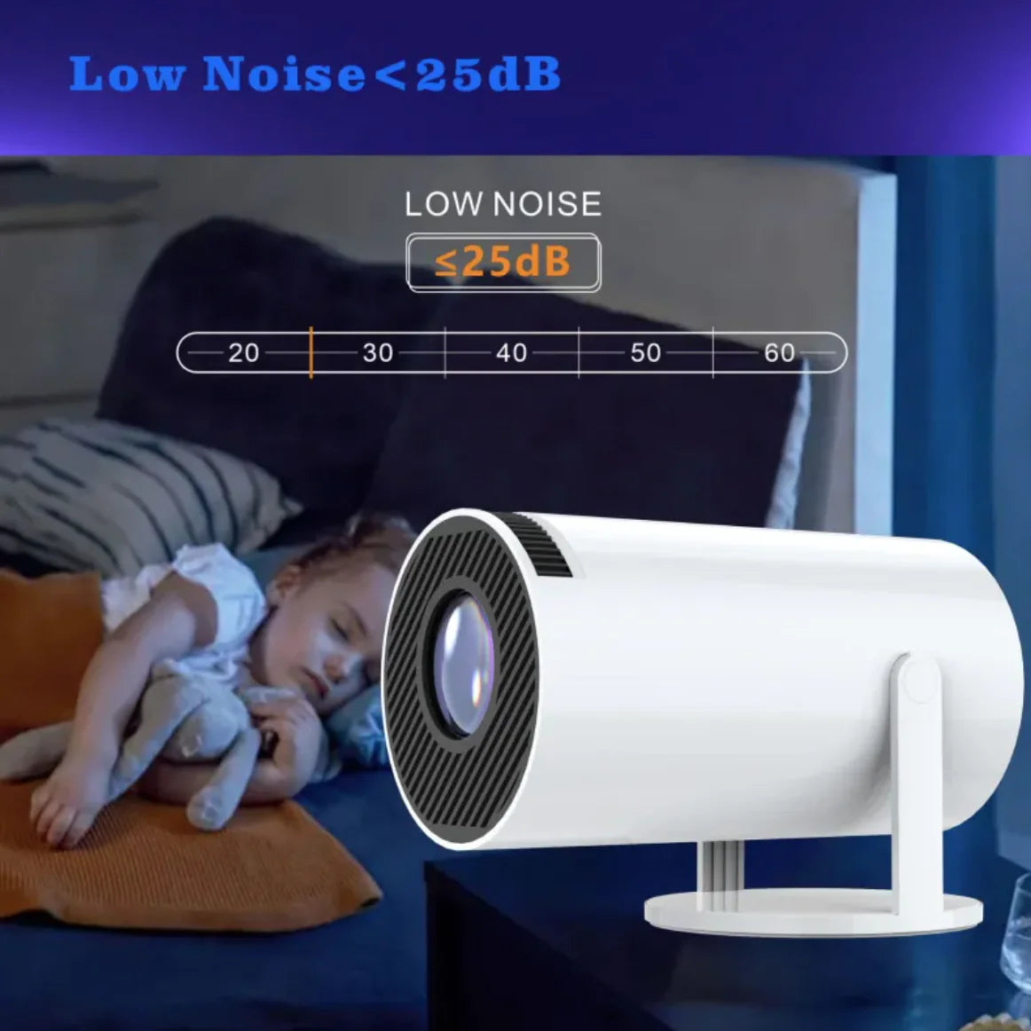 Pocket Cine - Ultra HD 4K Mini Projector - Shining Room