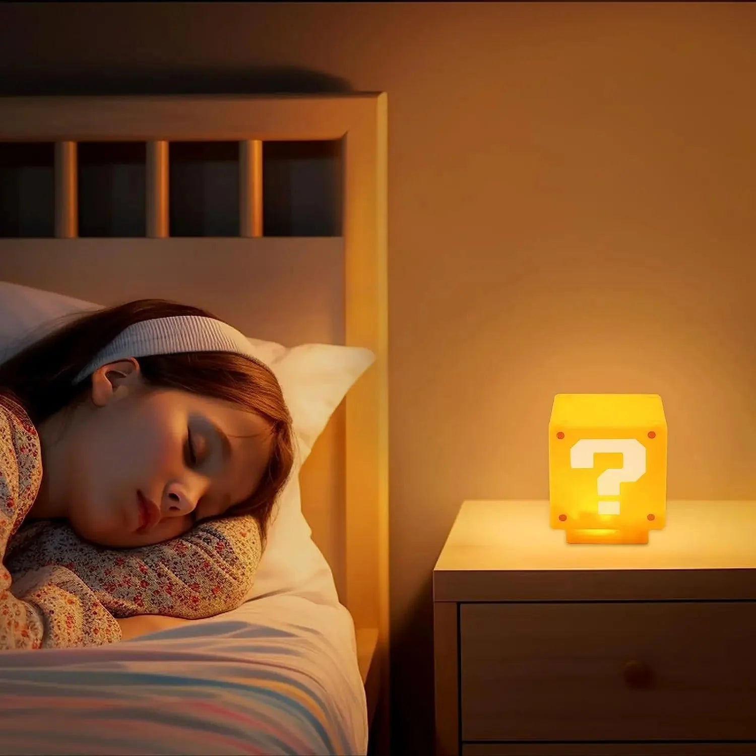 Pixel Light - Question Mark Brick Night Light - Shining Room