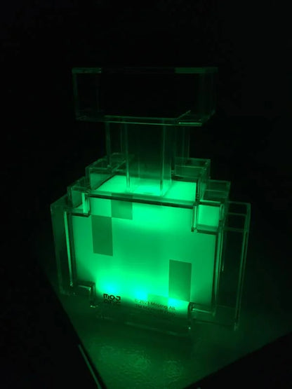 Pixel Elixir - Minecraft Potion Lamp - Shining Room
