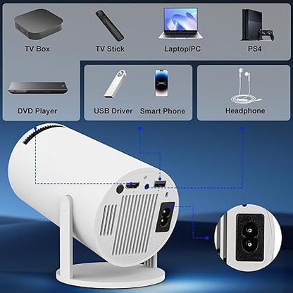 Pocket Cine - Ultra HD 4K Mini Projector - Shining Room